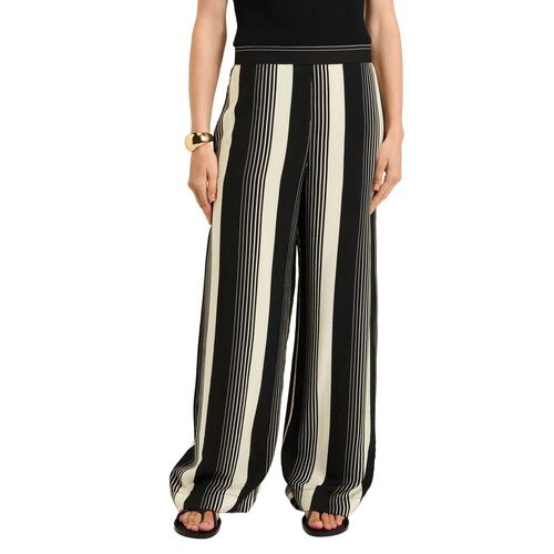 Veronika Maine Bold Stripe Relaxed Pant
